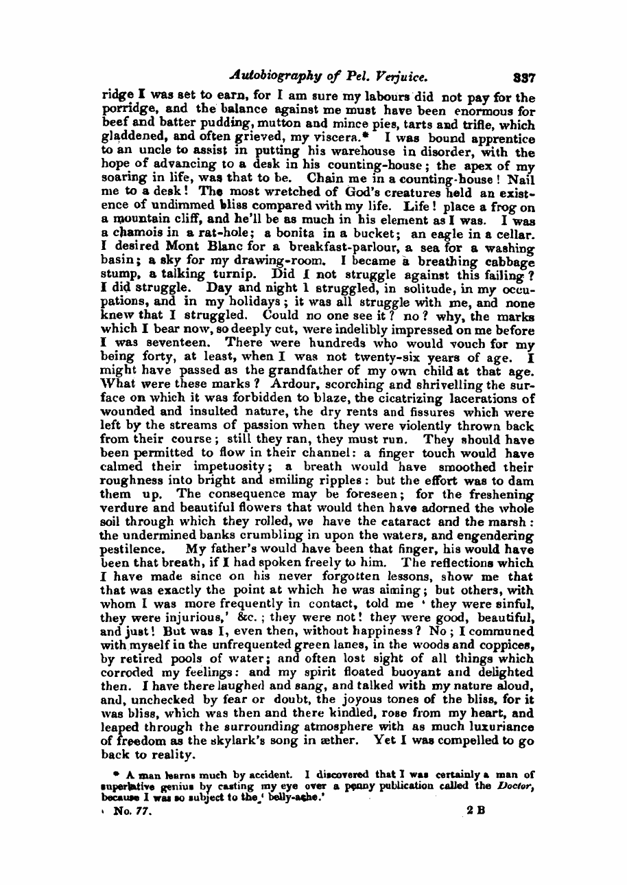 Monthly Repository (1806-1838) and Unitarian Chronicle (1832-1833): F Y, 1st edition - Untitled Article