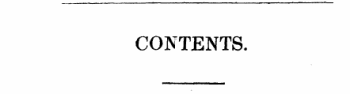 CONTENTS.