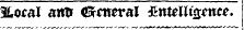 %ocal a«H (Sroteral $nteUi&ence.