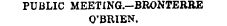 PUBLIC MEETING.—BRONTERRE O'BRIEN.