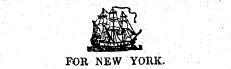 FOR NEW YORK.