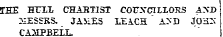 THE HTLL CHABTIST COFXCILIORS 4&gt;"I&gt; 3IZSSKS. Ji.ME3 LEiCS AND JOHZC CAiEPBELL.