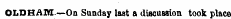 OLD HAM.—On Sunday last a diacuasion took place