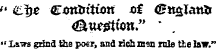 '? (£%s Cxmfrtttsn ai &lt;£«£latOr teyttttim" ' "Lure grind the poer, and deb men rule the lav."