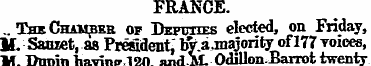 ¦ 1 FRANCE.. The Chamber op Deputies ele...