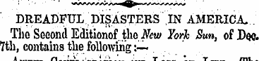 DREADFUL ^ DISASTERS IN AMERICA... The S...