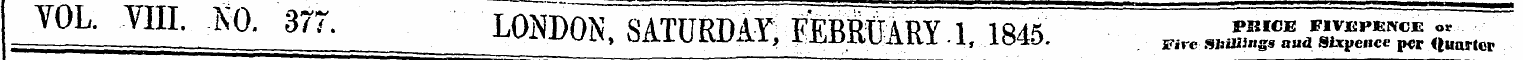 VOL. mil. NO. 377. LONDON, SATURDAY, EEB...