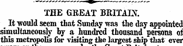 TEE GREAT BRITAIN. It would seem that Su...