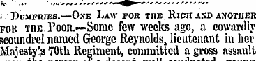 - DoMrniES.—O.ve Law for the Rich and an...