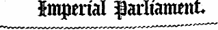 imperial parliament