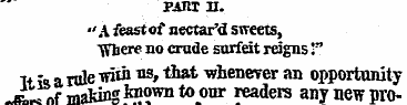 pjuix n. " A feastof nectar'd sweets, Wh...