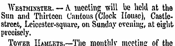 Westminster. — A meeting will be held at...