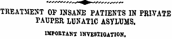TREATMENT OF INSANE PATIENTS IN PRIVATE ...