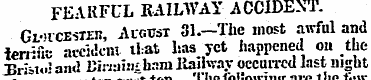 FEARFUL RAILWAY ACCIDENT. Girti-cEiim, A...