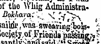, y of the Whig Admioistra* Bokhara:', -...