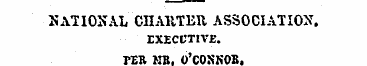 NATIONAL CHARTER ASSOCIATION. rXECCTlV£....