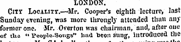LONDON. City Locaiitv.—Mr. Cooper's eigh...