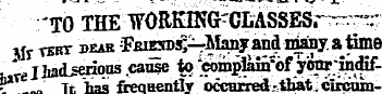'TO THE WORKlNG-CMSSESr^™; - itfr tebt m...