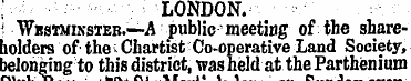: LONDON. : Wbstminsteb.—A public meetin...