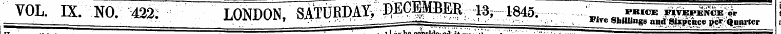 VOL. E. NO. S432; LONDON, SAIUBDAY^ ^l^R...
