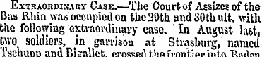 ExTRAOnnixAnr Case.—The Court of Assizes...