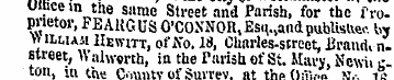 Oihcem the same Street and Parish, for t...