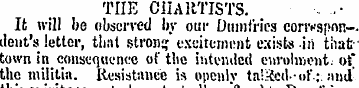 THE C1IAHTISTS. It will be observed by o...
