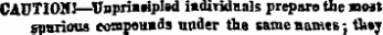 CATJTI09]—TJnpriaaiphwI iadividnals prepare the most suarious eoaapeuads under the same names-, they
