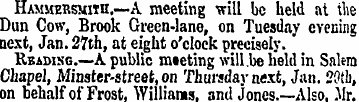Hammersmiih.—A meeting will be held at t...