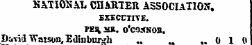 KATIOSAL CHARTER ASSOCIATION. EXECUTIVE....