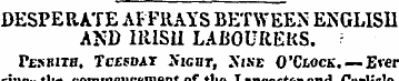 DESPERATE AFFRAYS BETWEEN ENGLISH AND IR...
