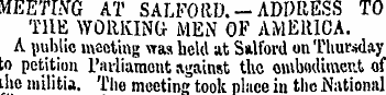 MEETING AT SALFORD.-ADDRESS TO THE WORKI...
