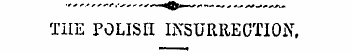 THE POLISH INSURRECTION,
