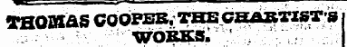 THOBX&S COOFEE. THE CHARTIST'S I VTOKBSm ' \