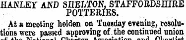 HANLET AND SIIELTON, STAFFORDSHIRE POTTE...