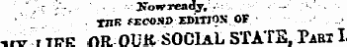 Xowready, THK tECOSD EDITION" OF -rc- r ipc nn-OUK SOCIAL STATE, Part I