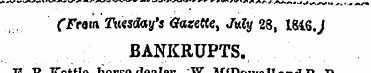 (Tram Tutsday's Gazette, Jt/Xy 28, 1816....
