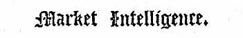 iMar&et fintellfgentt*