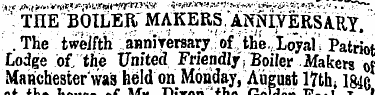 '. THE BOTLBRTMAKERS. ' ANNIVERSARY. The...