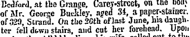 Bedford, at tho Ginnae, Garcy-strcet, on...