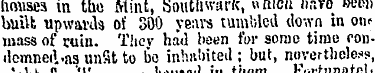 houses in tho Mint, SoutiiwarK, «mcn n.i...