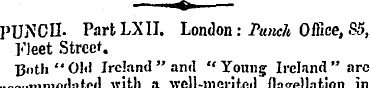 ¦.! ¦<> PUNCH. PartLXlI. London: Punch O...