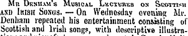 Mr. Dknuams Musical Lkci\jrus on Scottis...