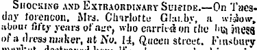Siiocicino and Extraordinary Suuide.—On ...