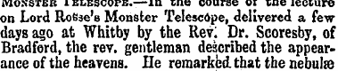 elescope.— course on Lord RosWs Monster ...