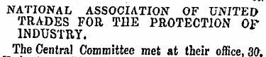 NATIONAL ASSOCIATION OF UNITED TRADES FO...