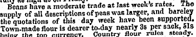 Beans have a moderate trade at last week...
