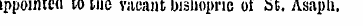 lppoimeti to me vacant bishopric ol at. ...