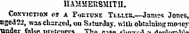 HAMMERSMITH. Conviction of a Toe-tune Ti...