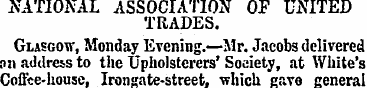 NATIONAL ASSOCIATION OF UNITED TRADES. G...